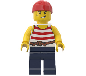 LEGO Pirate - Red Bandana Minifigure