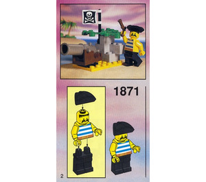 LEGO Pirate's Kanon 1871