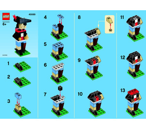 LEGO Pirate Set 40069 Instructions