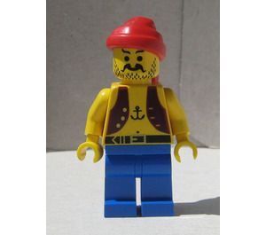 LEGO Pirate met Anchor Tattoo minifiguur