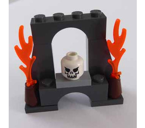 레고 Pirates Advent Calendar 6299-1 하위 집합 Day 23 - Brick Arch with Fire and Skull