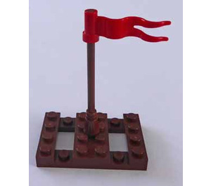 LEGO Pirates Advent kalender 6299-1 Subset Day 8 - Raft with Flagpole