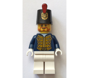 LEGO Piraten Chess Admiral (King) Minifigur