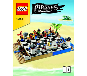 LEGO Pirates Chess Set 40158 Anweisungen