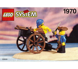 LEGO Pirates Gun Cart Set 1970