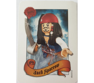 LEGO Pirates of the Caribbean Card - Jack Sparrow (98361)