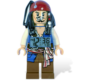 LEGO Pirates of the Caribbean Jack Sparrow Minifigure Clock  (5000144)