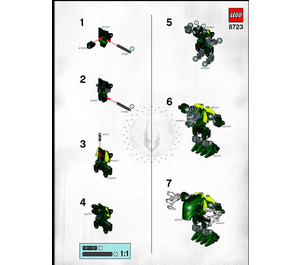 LEGO Piruk 8723 Ohjeet