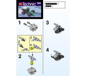 LEGO Piston Car Set 3005 Instructions