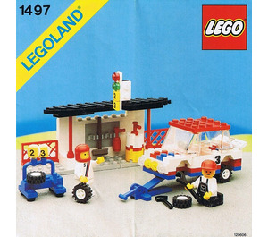 LEGO Pitstop en Crew 1497