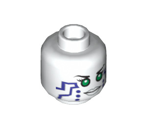 LEGO Pixal Minifigure Head (Recessed Solid Stud) (3626 / 16257)