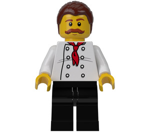 LEGO Pizza Van Chef Minifigur