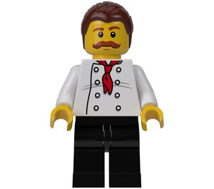 LEGO Pizza Van Chef Minifigurine