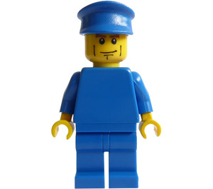 LEGO Schmucklos Blau Pilot Minifigur