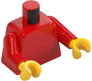 LEGO Plain Torso with Red Arms and Yellow Hands (73403 / 88585)