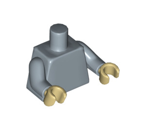LEGO Plain Torso with Sand Blue Arms and Tan Hands (973 / 76382)
