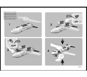 LEGO Plane Set 7843 Instructions