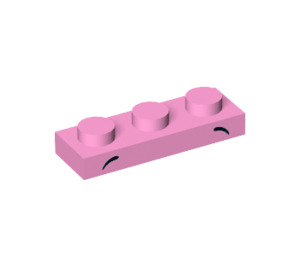 LEGO Platte 1 x 3 mit Unikitty Eyebrows (3623 / 23706)