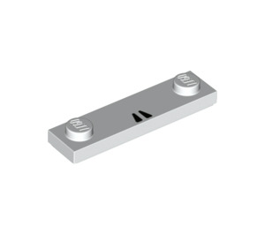 LEGO Plate 1 x 4 with Two Studs with Voldemort's Nostrils with Groove (41740 / 78563)