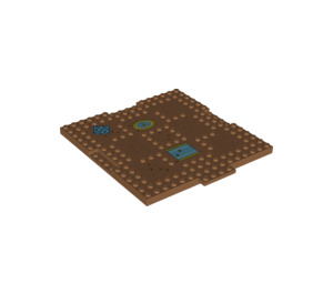 LEGO Plate 16 x 16 x 0.7 with Wood Grain / Rug (38894)