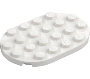 LEGO Plate 4 x 6 Circle (3766)