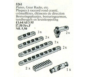 LEGO Plates and Gear Racks Set 5261