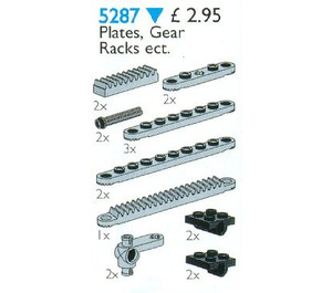 LEGO Plates and Gear Racks Set 5287