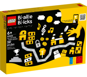 LEGO Play with Braille – English Alphabet Set 40656 Packaging