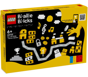 LEGO Play with Braille - German Alphabet Set 40722 Packaging