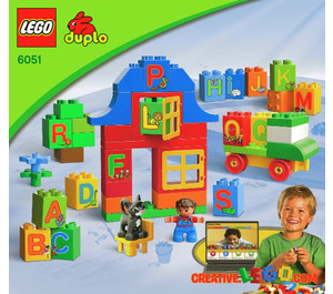 LEGO Play with Letters Set 6051 Instructions