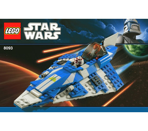 LEGO Plo Koon's Jedi Starfighter 8093 Instructions