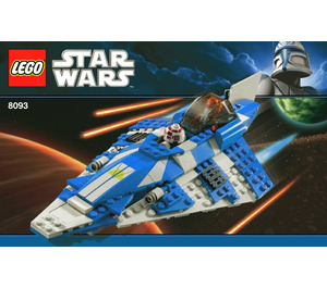 LEGO Plo Koon's Jedi Starfighter 8093 Instructies