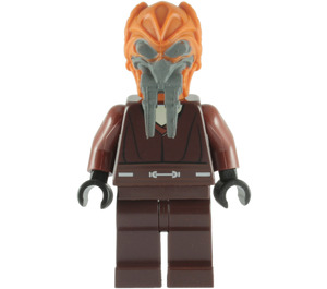 LEGO Plo Koon jossa Valkoinen Undershirt Minihahmo