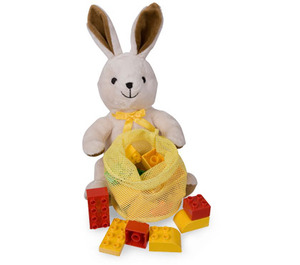 LEGO Plush Bunny mit Duplo Bricks (852217)