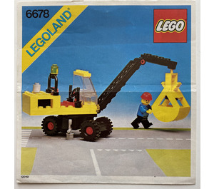 LEGO Pneumatic Crane Set 6678 Instructions