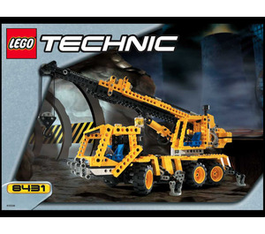 LEGO Pneumatic Crane Truck Set 8431 Instructions