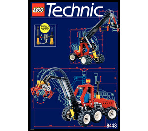 LEGO Pneumatic Log Loader Set 8443 Instructions