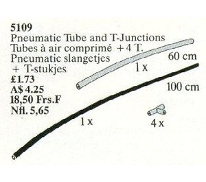 LEGO Pneumatic Tubing and T-Junctions Set 5109