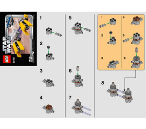 LEGO Podracer (58 pieces) Set 30461-1 Instructions