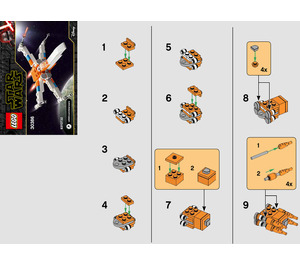 LEGO Poe Dameron's X-wing Fighter 30386 Anweisungen