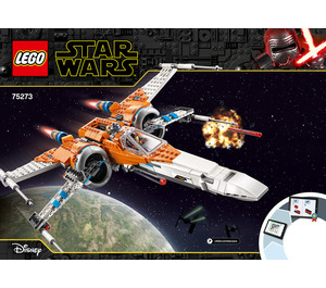 LEGO Poe Dameron's X-wing Fighter 75273 Instrukce