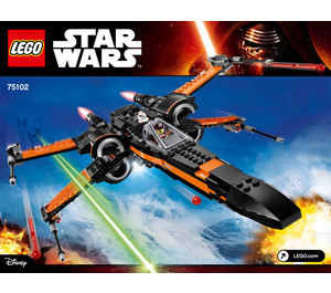 LEGO Poe's X-wing Fighter Set 75102 Instructions