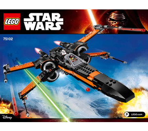 LEGO Poe's X-wing Fighter 75102 Instruktioner