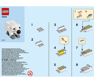 LEGO Polar Bear Set 40208 Instructions