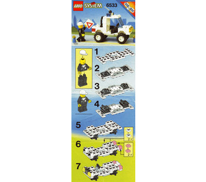 LEGO Police 4 x 4 6533 Instruktioner