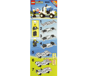 LEGO Police 4 x 4 Set 6533 Instructions
