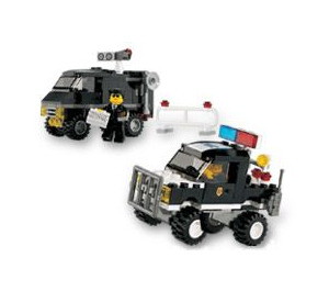 LEGO Politie 4WD en Undercover Van 7032