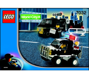 LEGO Police 4WD and Undercover Van Set 7032 Instructions