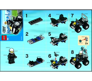 LEGO Police 4x4 Set 5625 Instructions
