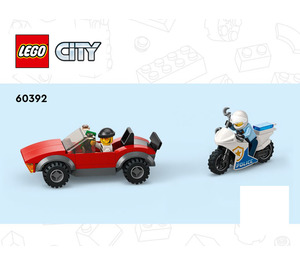 LEGO Police Bike Car Chase 60392 Anweisungen